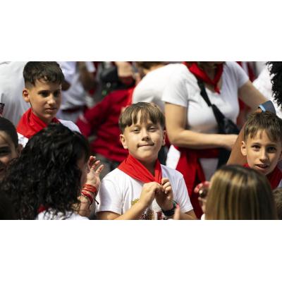 Iniciativa inédita en Pamplona: el primer 'Txupinazo Txiki'