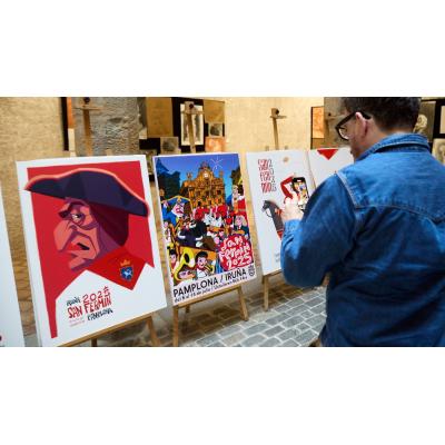 El premio de 5.000 euros por anunciar San Fermín 2026 ya tiene 488 aspirantes con sus carteles