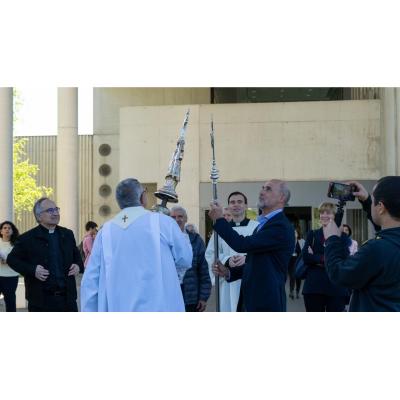 El Ángel de Aralar llega a la Universidad de Navarra
