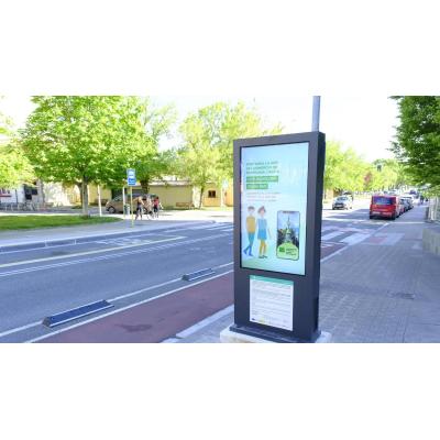 Pamplona coloca siete nuevos paneles informativos digitales: estas son las ubicaciones