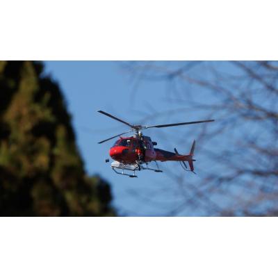 Trasladado en helicóptero un ciclista tras sufrir una caída en Urraúl Alto