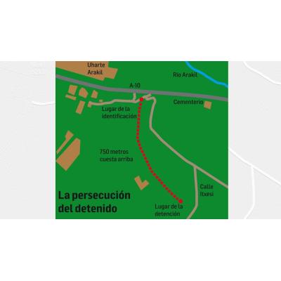 Casi 1 km cuesta arriba y 3 minutos de mordisco: "Me cogió el dedo bien fuerte con los dientes"