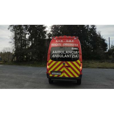 Herida una mujer de 78 años tras salirse de la vía el vehículo en el que viajaba en Liédena