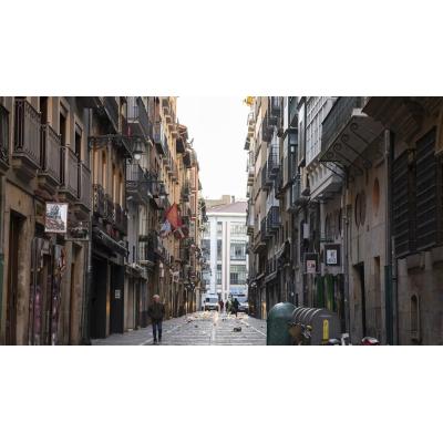 Pamplona, tristemente sucia