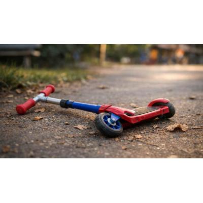 Un coche entra en una calle peatonal de Tudela y atropella a un niño de 10 años que iba en patinete