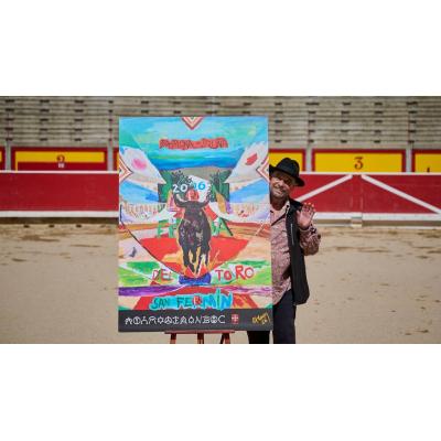 El gato escondido en el cartel de San Fermín: el secreto mejor guardado de la obra para la feria de Pamplona
