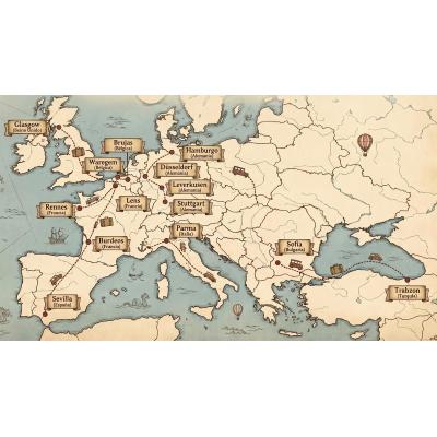La ruta europea de Osasuna: un viaje por todas las ciudades donde dejó su huella en competiciones internacionales
