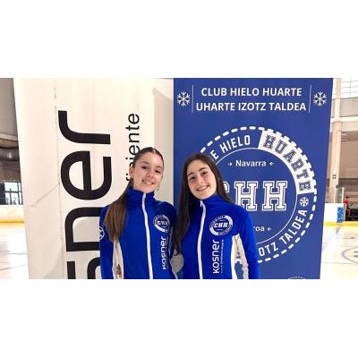 Dos navarras del Kosner Club Hielo Huarte, al Campeonato de España Infantil de Patinaje Artístico sobre Hielo