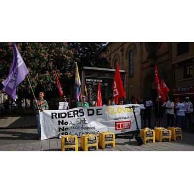 Riders en huelga: los trabajadores de Glovo denuncian "despidos y persecución sindical"