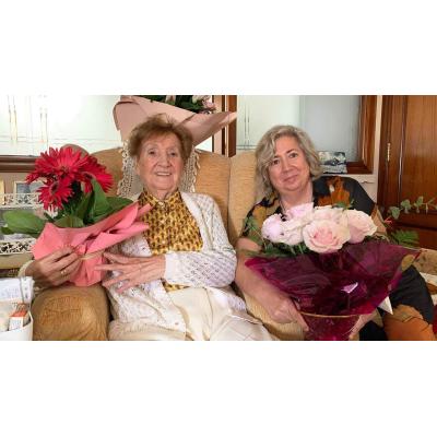 María Segura, la vecina de Pamplona que cumple 100 años con una salud envidiable: "No sé lo que es ir al médico"