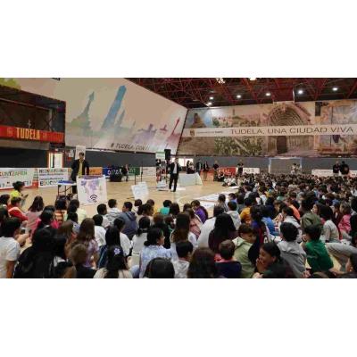 Tudela se prepara para "cuando todo falle": 400 escolares se unen para blindar la educación ante emergencias