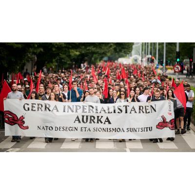 EHKS, los herederos de la kale borroka disfrazados de “antifascistas”, celebran su Primero de Mayo en Pamplona