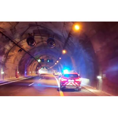 Cerrados los túneles del Perdón en sentido Pamplona tras un accidente en la Autovía del Camino