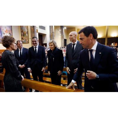 Iban, el hijo de Garaikoetxea en el funeral de su padre: "Gracias al personal que le intentó mantener entre nosotros"