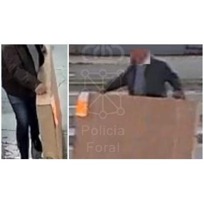 Policía Foral destapa el método de tres personas para llevarse una televisión de una tienda en Tudela