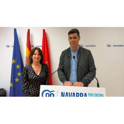 El PP avisa a Chivite: "Los fracasos acumulados empujan al Gobierno de Navarra a elecciones"