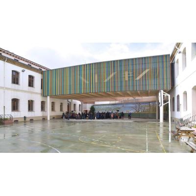 El colegio de Pamplona que reformará su comedor este verano para que los alumnos coman con menos ruido
