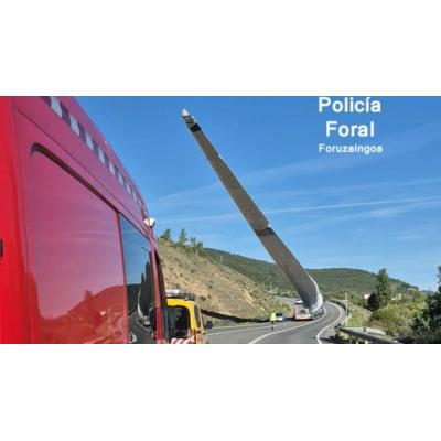Importantes retenciones en una carretera que une dos pueblos de Navarra: la Policía Foral explica los motivos
