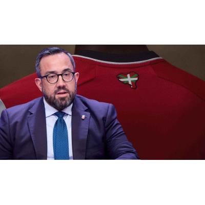 El Gobierno de Chivite consiente la camiseta del Athletic y dice que meter a Navarra en Euskal Herria no compromete sus símbolos