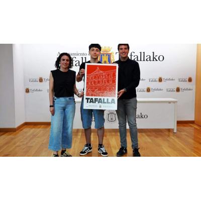 Un vecino de Tafalla vuelve a ganar el concurso y su cartel anunciará las fiestas de 2026