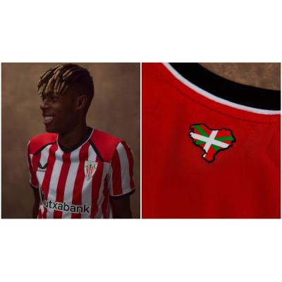 El Athletic desprecia la identidad de Navarra y la incluye en un mapa con una ikurriña en su nueva camiseta