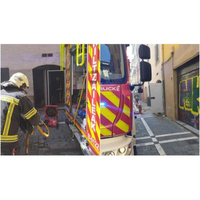 Llevan a juicio en Pamplona a la mujer que prendió fuego al sofá de su casa y puso a todos los vecinos en peligro