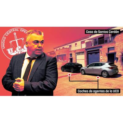 El 'caso Leire' lleva a la UCO de nuevo hasta Milagro: los agentes registran la vivienda de Santos Cerdán