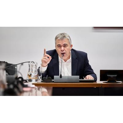 Santos Cerdán tras salir del juzgado, sobre la cloaca de la fontanera: "Ni se hizo chantaje ni se hizo nada por el estilo"