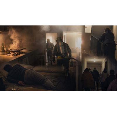 Un hombre borracho pone una sartén al fuego, se queda dormido y obliga a desalojar un bloque en Tudela