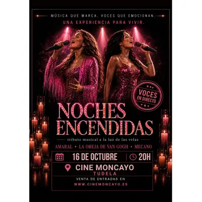 NOCHES ENCENDIDAS - TRIBUTO A LA LUZ DE LAS VELAS