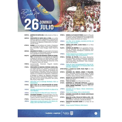 Santa Ana 2026: 26/07