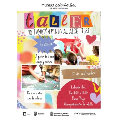 Taller creativo infantil “Yo también pinto al aire libre”